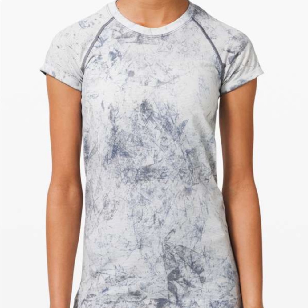 Lululemon Top: Swiftly Tech Short Sleeve MultiDye